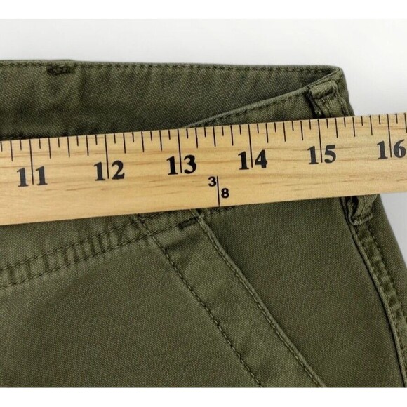 Abercrombie & Fitch Pants Womens 28‎ 6 Chino Green Floral Boyfriend Casual 28x27 - Picture 8 of 11